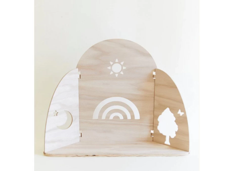 Utukutu Wooden Play Background / Shelf | Toys