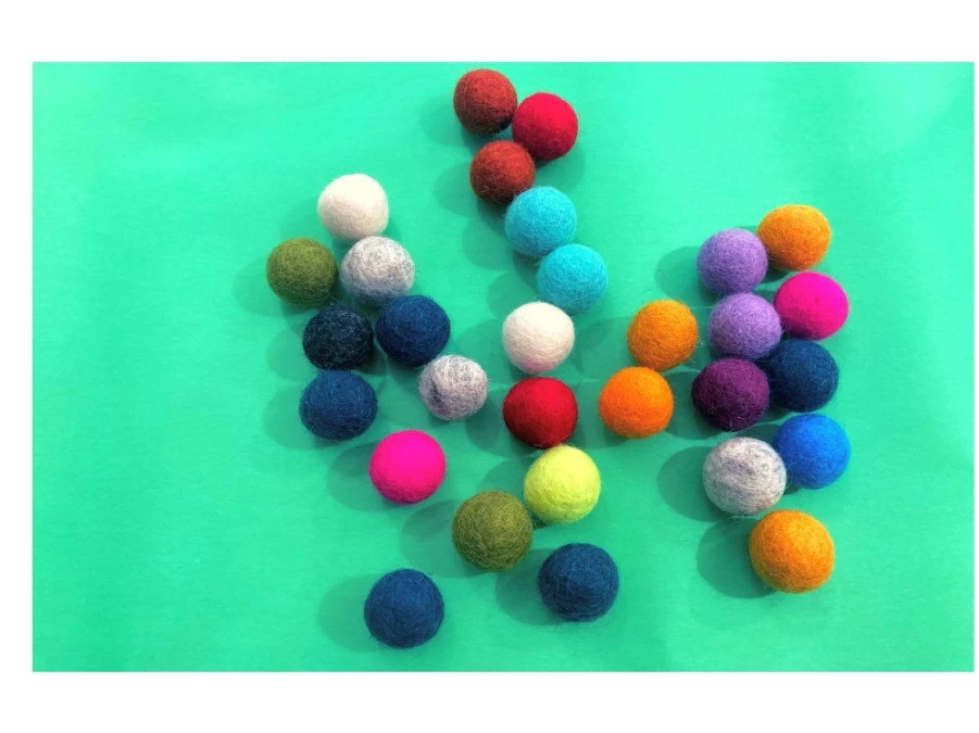 Utukutu Colored Woolen Balls 30 Pcs | Mobility And Balance Aids