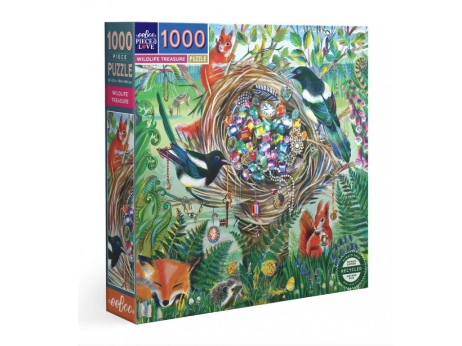 Utukutu Puzzle Nest With Treasures 1000 Pieces | Toys