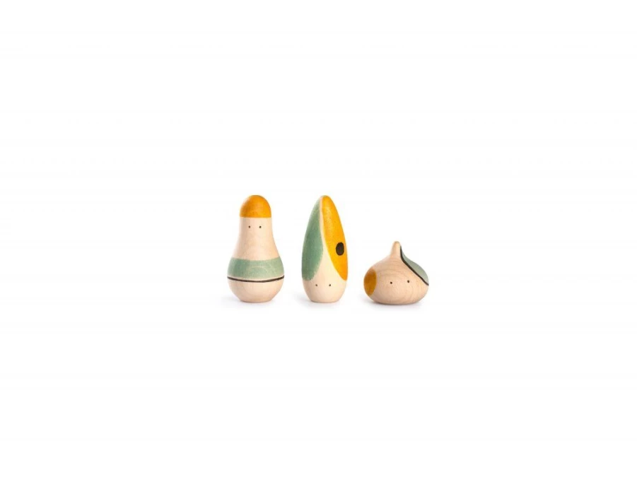 Utukutu Hooray! Wooden Toys (3Pcs) | Toys