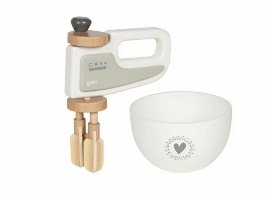 Utukutu Wooden Hand Mixer With Bowl | Toys