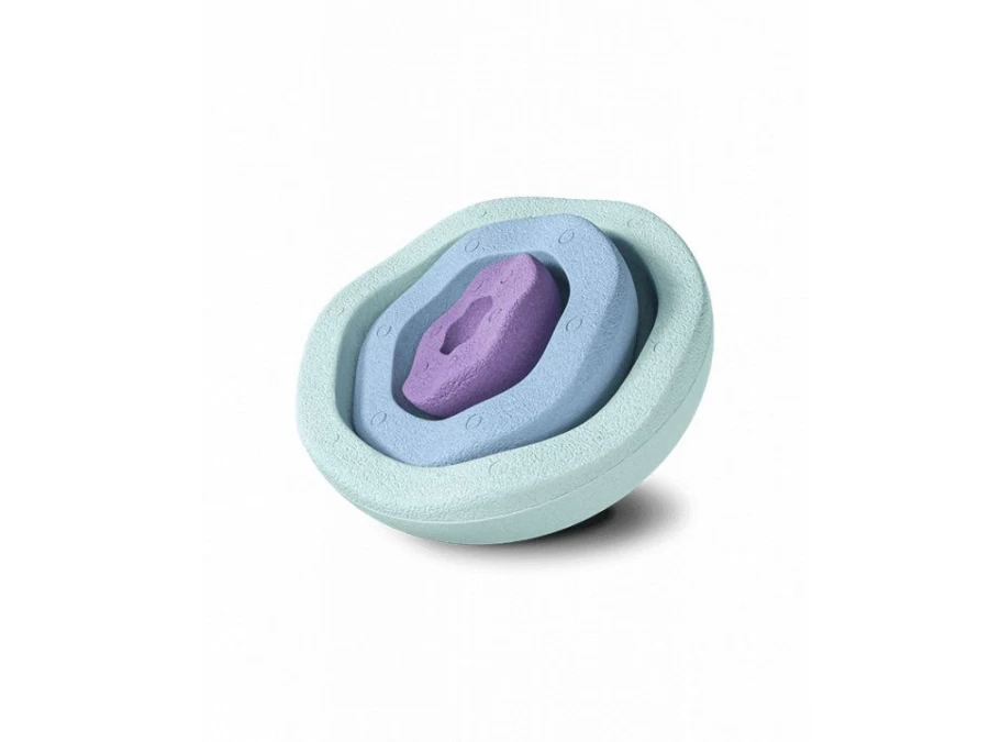 Utukutu Stapelstein Inside Balancing Stones Cool Pastel - Set Of 3 Pcs | Mobility And Balance Aids