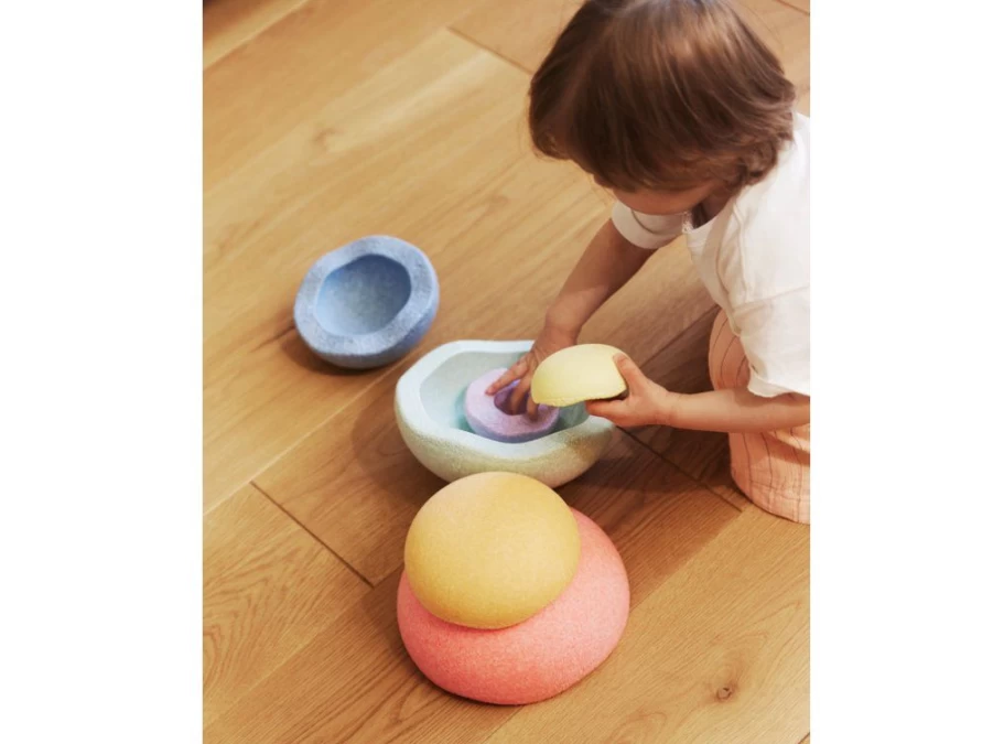 Utukutu Stapelstein Inside Balancing Stones Pastel - Set Of 6 New | Mobility And Balance Aids
