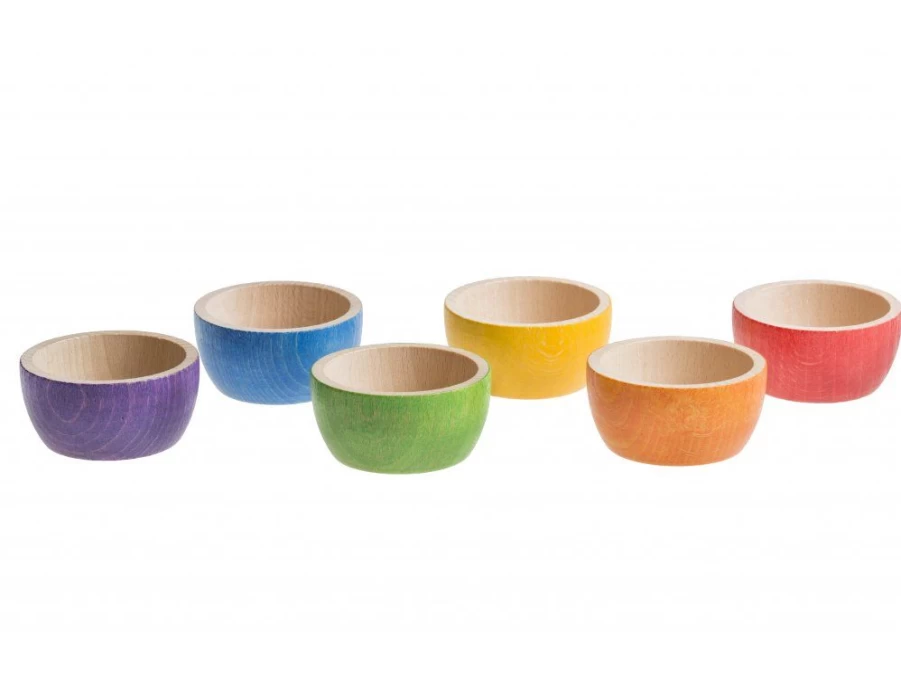 Utukutu Rainbow Sorting Bowls (6 Pcs) | Toys