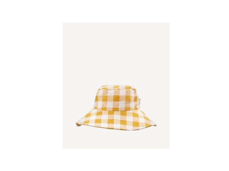 Utukutu Retro Check Sun Hat Ocher 3-6 Years | Novinky