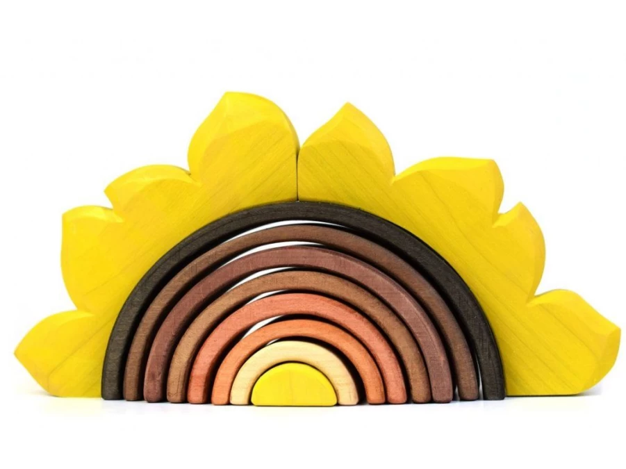 Utukutu Wooden Building Set For Children Sunflower | Toys