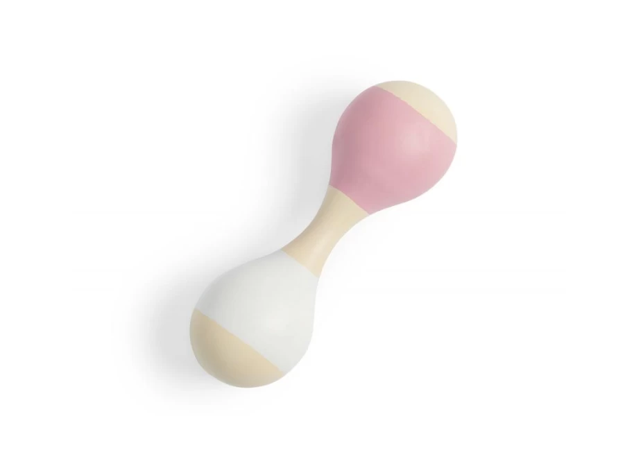 Utukutu Wooden Rattle Rumba Ball Pink | Toys